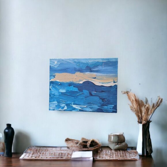 Beach Art Work Unframed Colors of the" Beach and the Sand"  Size 11 x 14… - Picture 2 of 2